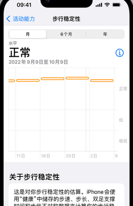 东安iPhone手机维修如何在iPhone开启'步行稳定性通知'